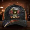 US Navy Veteran I Am Proud Of My Country Hat USN Veteran Patriotic Camo Hats UXVET46CA