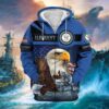 VETERAN UXVET31-MC Premium Microfleece Zip Hoodie VETERAN UXVET31-MC Premium Microfleece Zip Hoodie