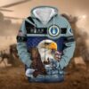 VETERAN UXVET31-NV Premium Microfleece Zip Hoodie