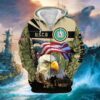 VETERAN UXVET33-NV Premium Microfleece Zip Hoodie