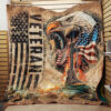 Navy Veteran Quilt Blanket HBLVTRQI01