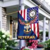 HOME OF THE FREE BECAUSE OF THE BRAVE - FLAG - FL-CR-02