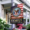 United States Coast Guard Veteran American Flag