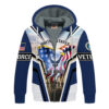 VETERAN UXVET22-AM Premium Heavy Fleece Zip Hoodie