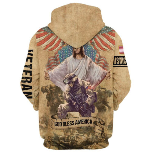 MARINE CORPS HLT-1910-MC-01 Premium Microfleece Hoodie