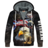 VETERAN HBL-VTR-29 Premium Heavy Fleece Zip Hoodie