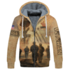 AIR FORCE HLT-2010-AF-02 Premium Heavy Fleece Zip Hoodie