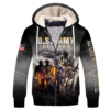 ARMY HLT-1810-AR-02 Premium Heavy Fleece Zip Hoodie