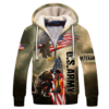 ARMY NTD-1210-AM-02 Premium Heavy Fleece Zip Hoodie