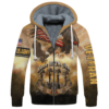 ARMY HLT-2411-AR-01 Premium Heavy Fleece Zip Hoodie