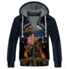 VETERAN DBA-VTR-03 Premium Heavy Fleece Zip Hoodie