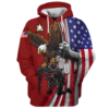 VETERAN NV-VETERAN-18 Premium Microfleece Hoodie