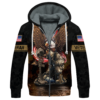 VETERAN NV-VETERAN-13 Premium Heavy Fleece Zip Hoodie