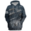 NAVY HLT-2910-NV-01 Premium Microfleece Hoodie