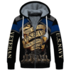 NAVY HLT-2411-NV-01 Premium Heavy Fleece Zip Hoodie