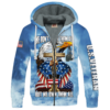 VETERAN DBA-VTR-08 Premium Heavy Fleece Zip Hoodie