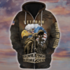 VETERAN HBL-VTR-12 Premium Microfleece Zip Hoodie