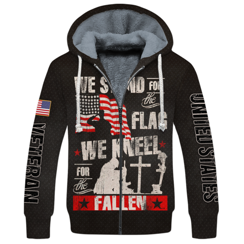 VETERAN NV-VTR-40 Premium Heavy Fleece Zip Hoodie