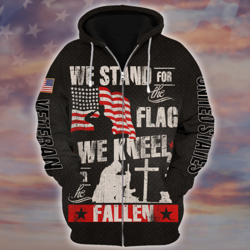 VETERAN HBL-VTR-23 Premium Microfleece Zip Hoodie
