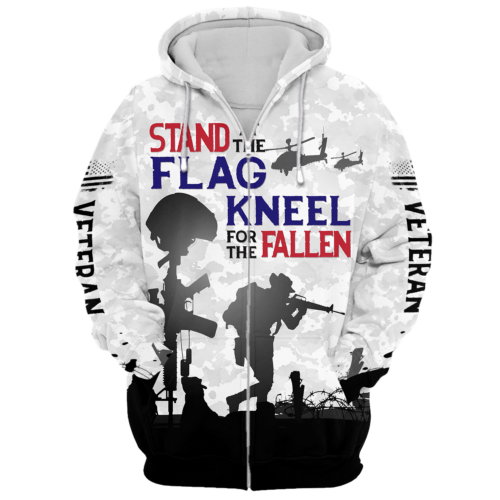 VETERAN HBL-VTR-23 Premium Microfleece Zip Hoodie