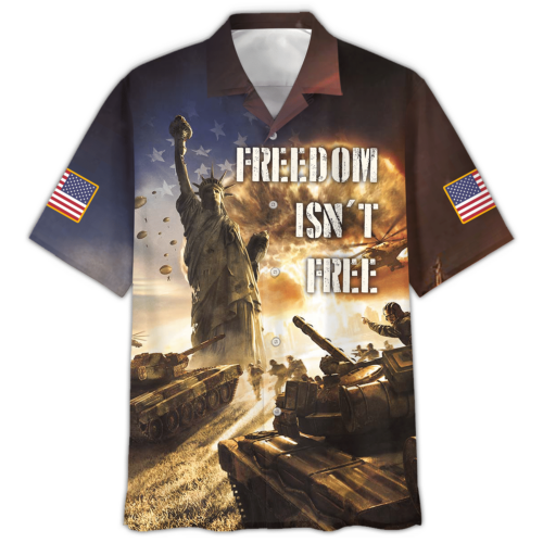 VETERAN UXVET31-AF Premium Hawaiian Shirt