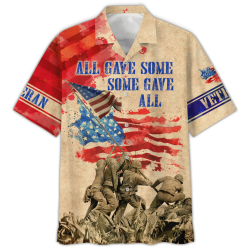 VETERAN UXVET32-AM Premium Hawaiian Shirt