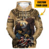 VETERAN HBLVTR52 Premium Microfleece Hoodie