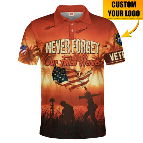 Premium US Navy Polo Shirt, Gifts For US Veterans, Gifts On Father's Day, Independence Day, Armed Forces Day, Veterans Day, Memorial Day