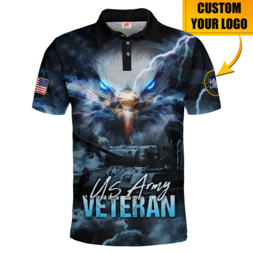 Premium US Navy Polo Shirt, Gifts For US Veterans, Gifts On Father's Day, Independence Day, Armed Forces Day, Veterans Day, Memorial Day