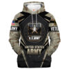VETERAN UXVET25-AF Premium Microfleece Hoodie