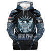 VETERAN UXVET16-AM Premium Microfleece Hoodie