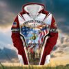VETERAN UXVET32-NV Premium Microfleece Zip Hoodie VETERAN UXVET32-NV Premium Microfleece Zip Hoodie
