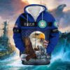VETERAN UXVET32-NV Premium Microfleece Zip Hoodie
