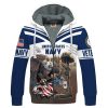 VETERAN UXVET28-SB Premium Heavy Fleece Zip Hoodie