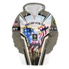 VETERAN UXVET28-NV Premium Microfleece Zip Hoodie VETERAN UXVET28-NV Premium Microfleece Zip Hoodie