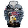 VETERAN UXVET18-AM Premium Microfleece Zip Hoodie VETERAN UXVET18-AM Premium Microfleece Zip Hoodie