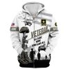 VETERAN UXVET86-NV Premium Microfleece Zip Hoodie VETERAN UXVET86-NV Premium Microfleece Zip Hoodie