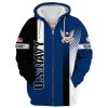 VETERAN UXVET86-NV Premium Microfleece Zip Hoodie VETERAN UXVET86-NV Premium Microfleece Zip Hoodie