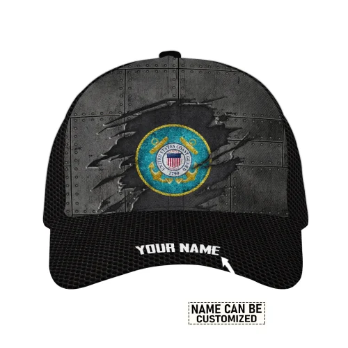 New Release U.S. Coast Guard Veteran Hoodie Half Zipper HBLVTR080424A04CG