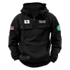 New Release! Personalized Gift U.S. Marine Corps Tactical Quarter Zip Hoodie BLVTR240524A01MC