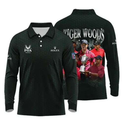 Special Release Long Polo Shirt All Over Prints