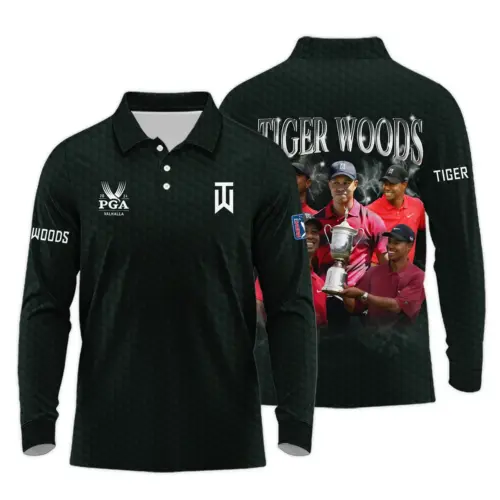 Special Release Long Polo Shirt All Over Prints