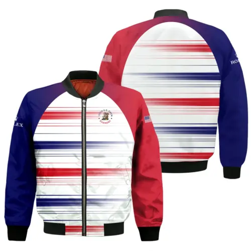 Special Release 125th U.S. Open Rolex Golf Apparel All Over Prints - Bomber