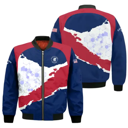 Special Release 125th U.S. Open Callaway Golf Apparel All Over Prints - Bomber