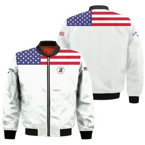 Special Release 125th U.S. Open Callaway Golf Apparel All Over Prints - Bomber