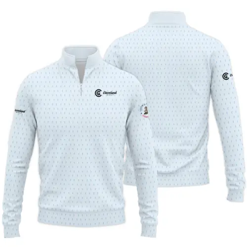 Special Release Green Mix Black Cleveland Golf Masters Tournament Vneck Polo Shirt All Over Prints  QTMT130724A1CLZVPL