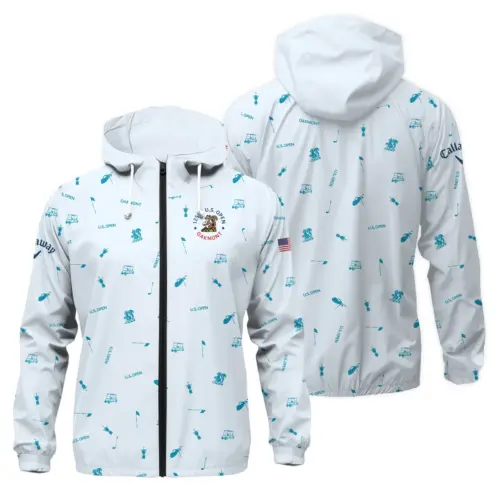 Special Release 126th U.S. Open Callaway Golf Apparel All Over Prints - Windbreaker Jacket
