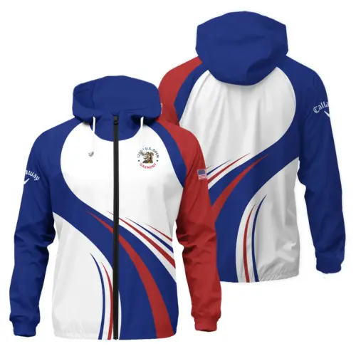 Special Release 126th U.S. Open Callaway Golf Apparel All Over Prints - Windbreaker Jacket