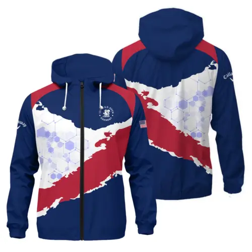 Special Release 126th U.S. Open Callaway Golf Apparel All Over Prints - Windbreaker Jacket
