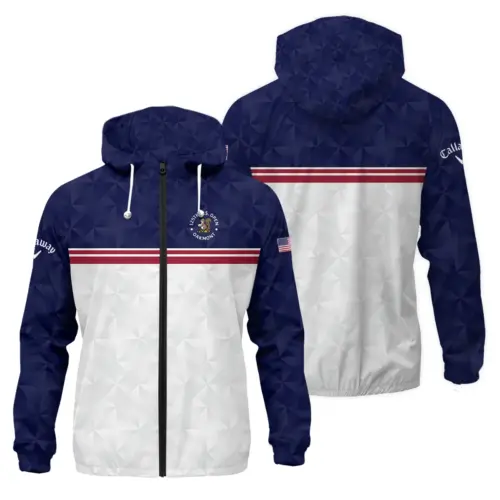 Special Release 126th U.S. Open Callaway Golf Apparel All Over Prints - Windbreaker Jacket